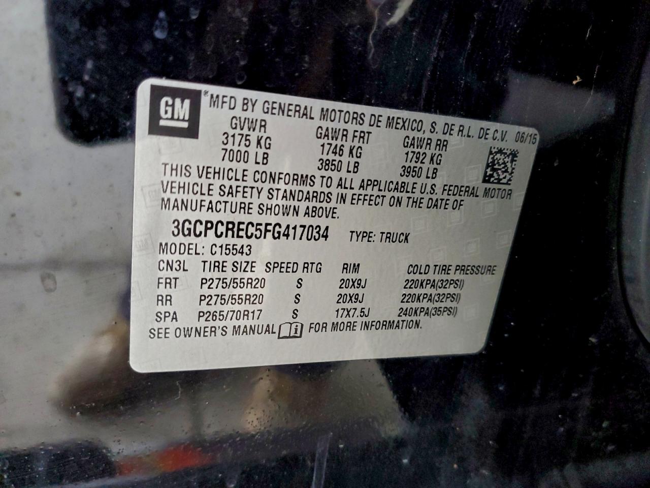 2015 CHEVROLET SILVERADO C1500 LT photo 23