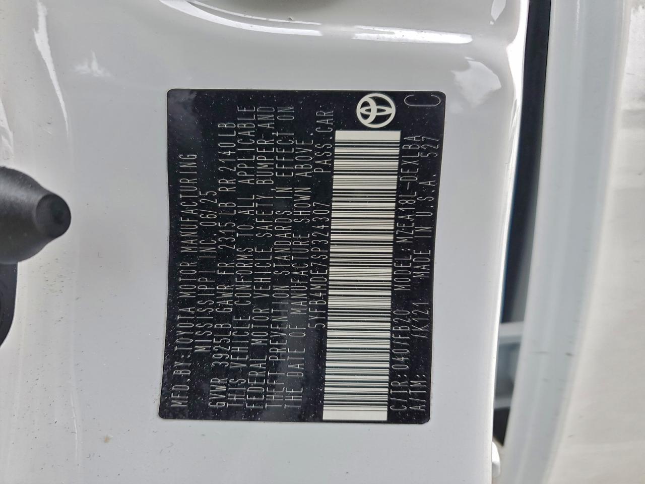 2025 TOYOTA COROLLA LE photo 34