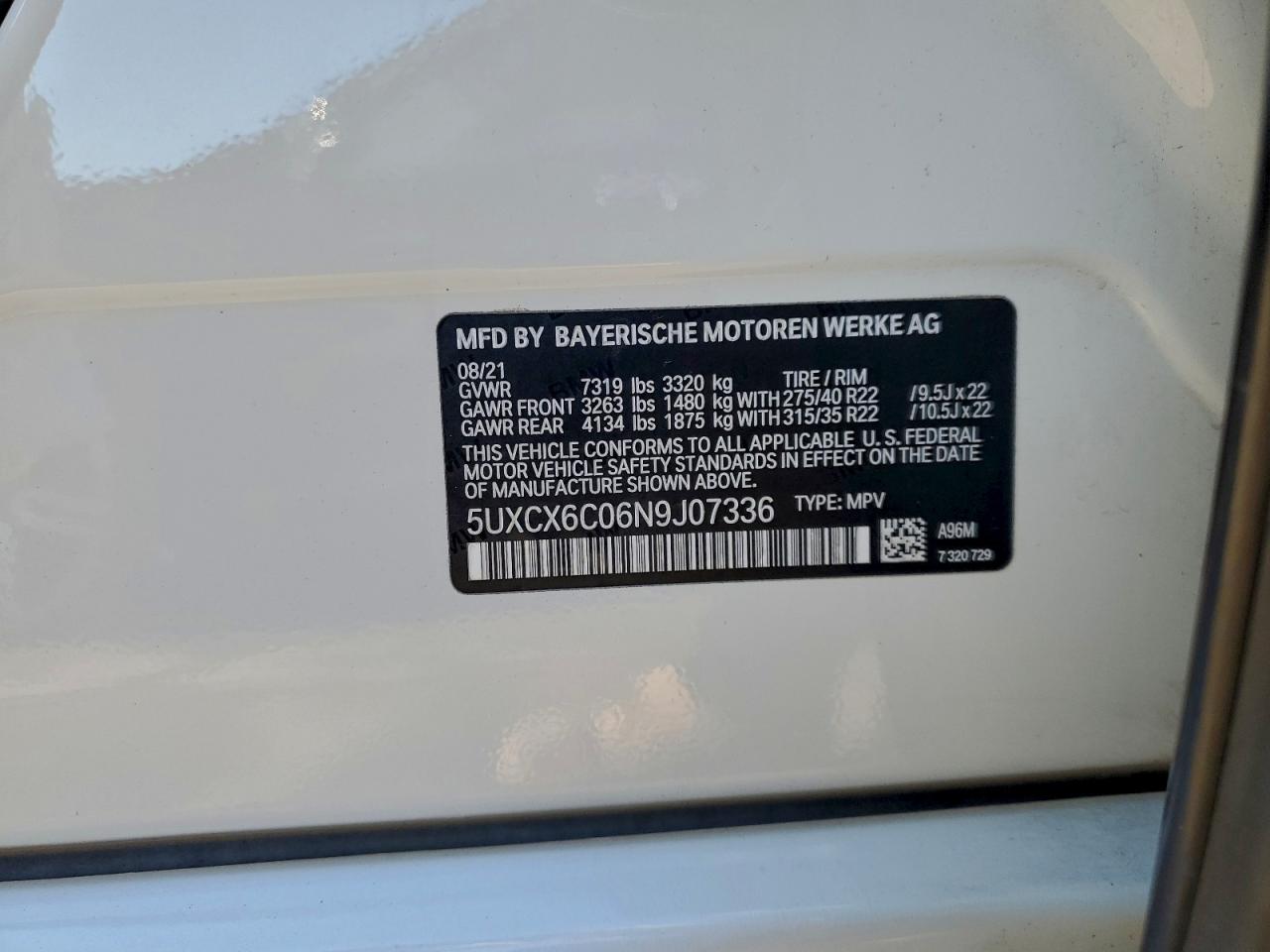 2022 BMW X7 M50I photo 13