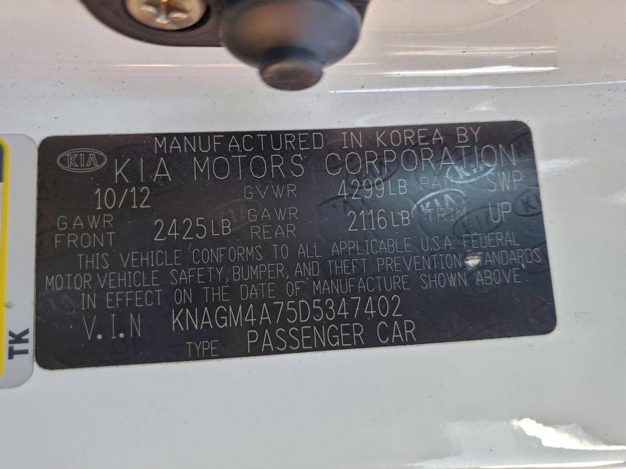 2013 KIA OPTIMA LX photo 23