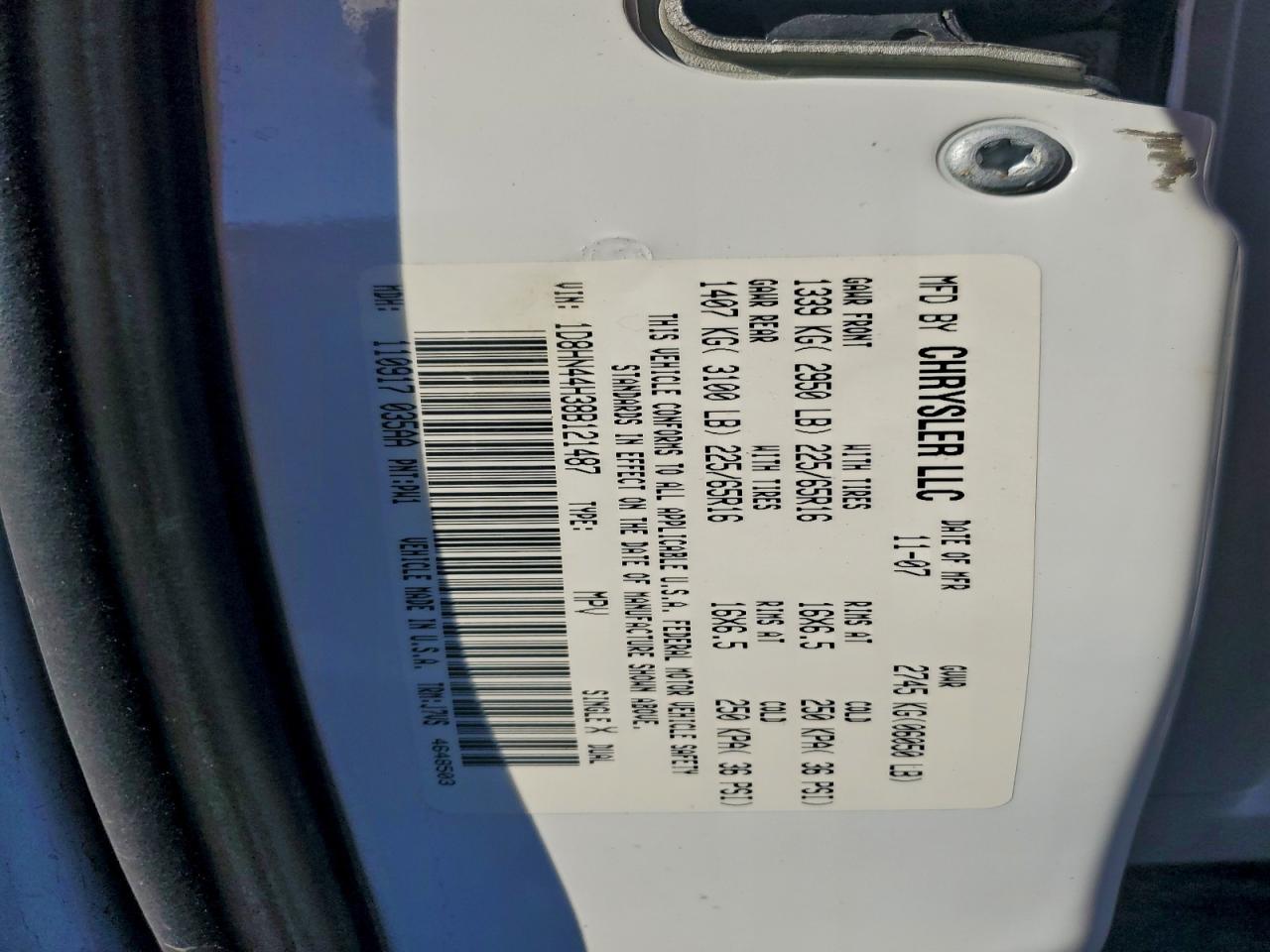 2008 DODGE GRAND CARAVAN SE photo 14