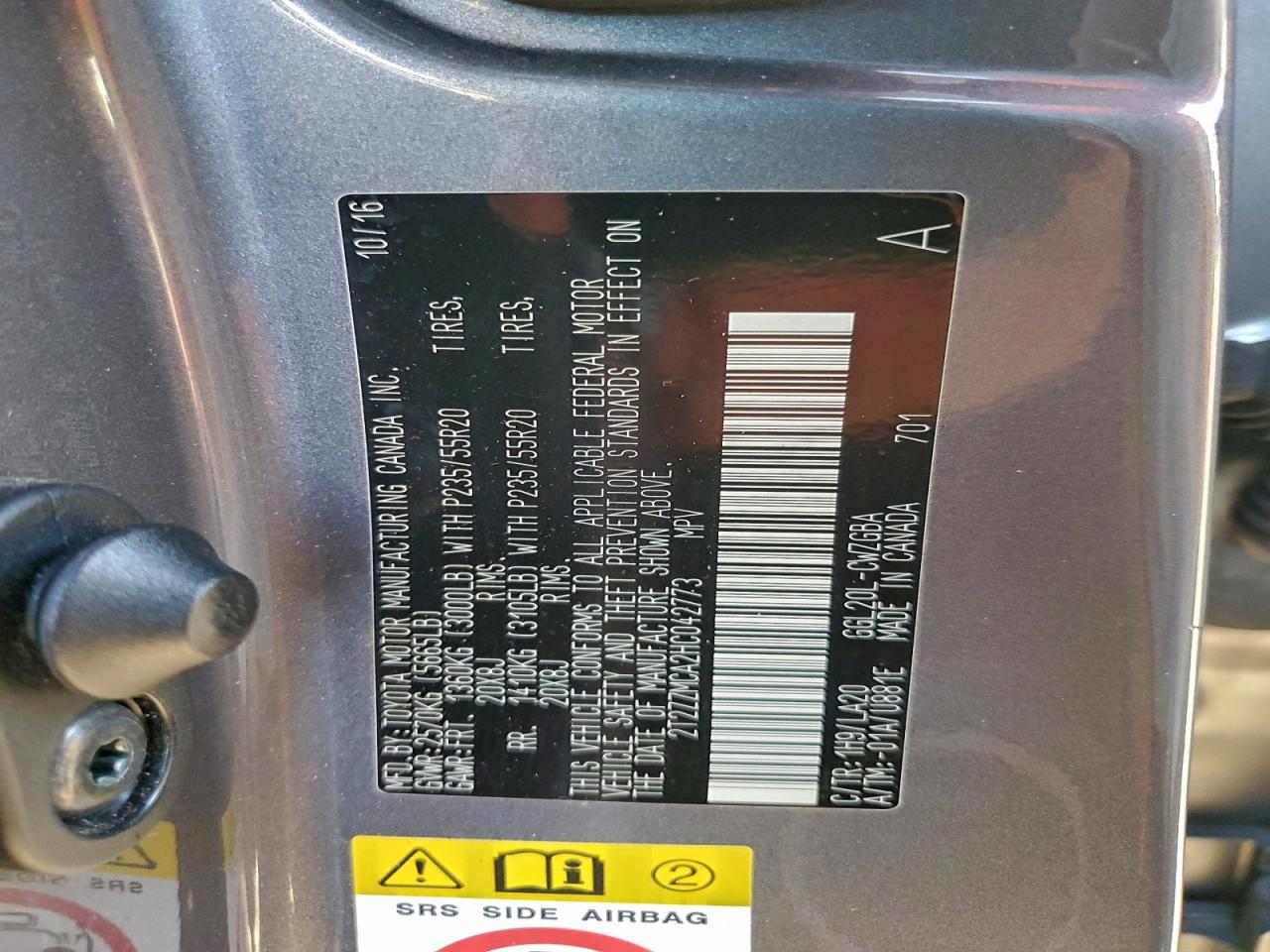 2017 LEXUS RX 350 BASE photo 23