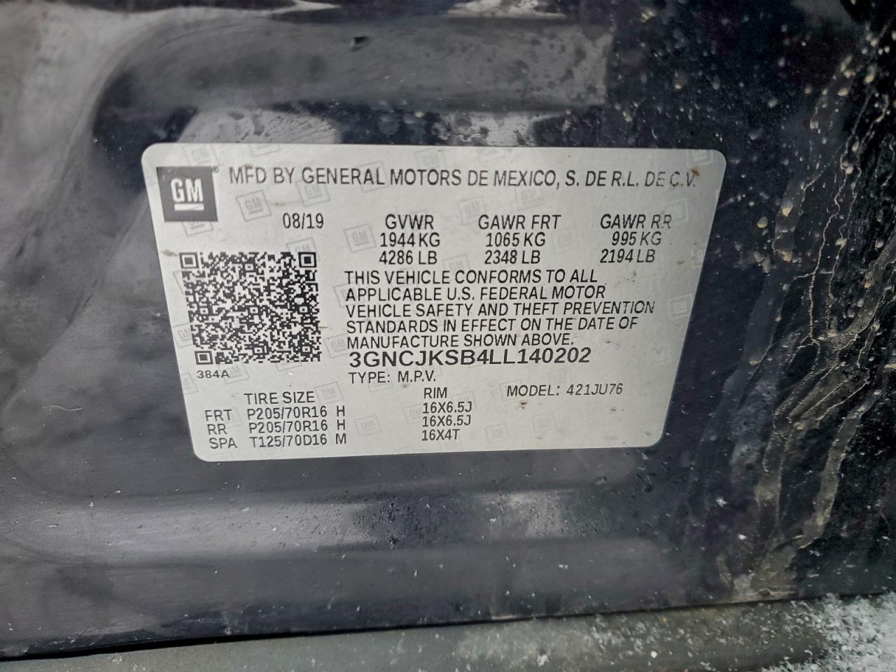 2020 CHEVROLET TRAX LS photo 25