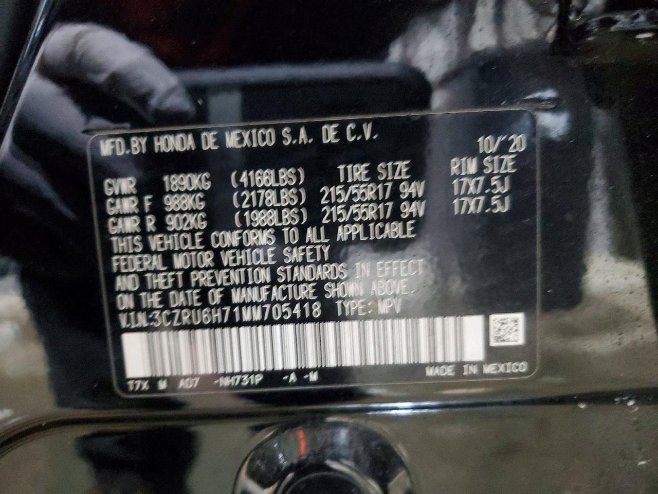 2021 HONDA HR-V EXL photo 40