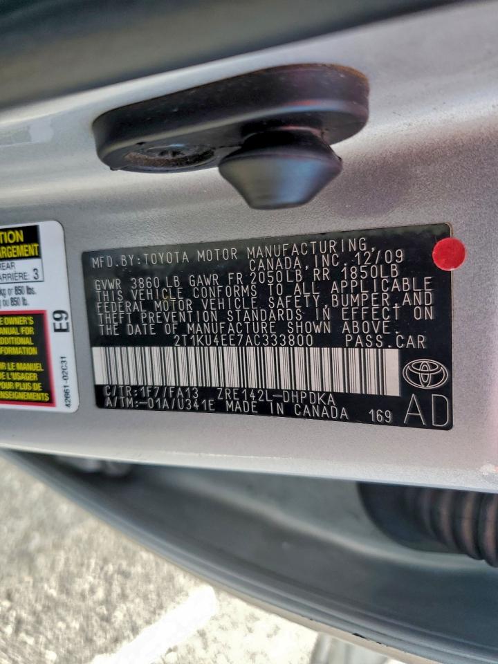 2010 TOYOTA COROLLA MATRIX photo 23