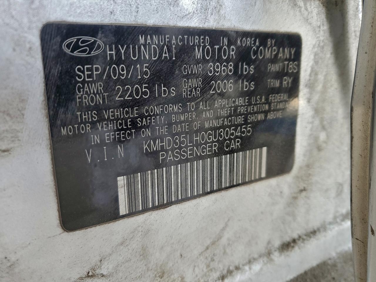 2016 HYUNDAI ELANTRA GT photo 13