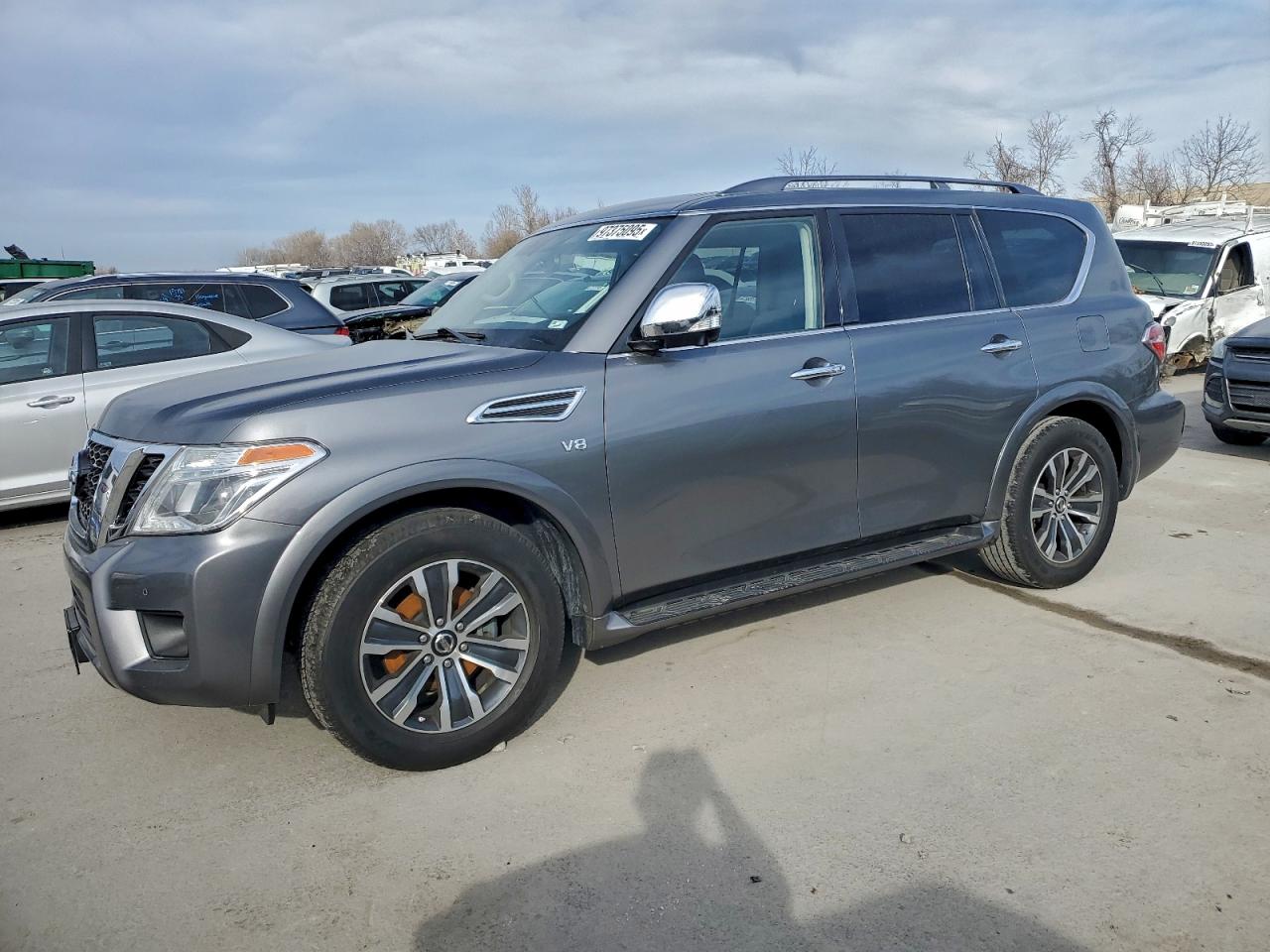 2020 NISSAN ARMADA SV — FRONT END damage — photo 1