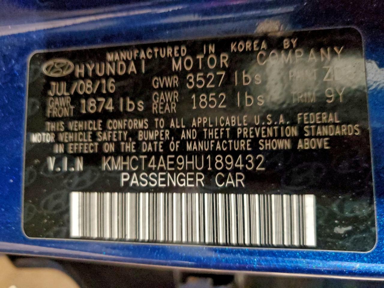 2017 HYUNDAI ACCENT SE photo 37