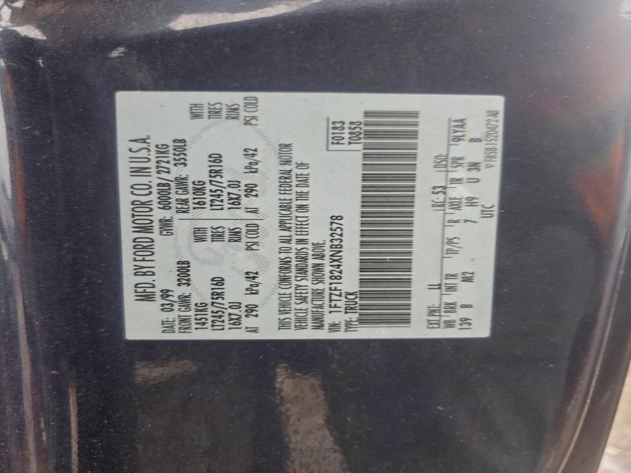 1999 FORD F150 photo 34