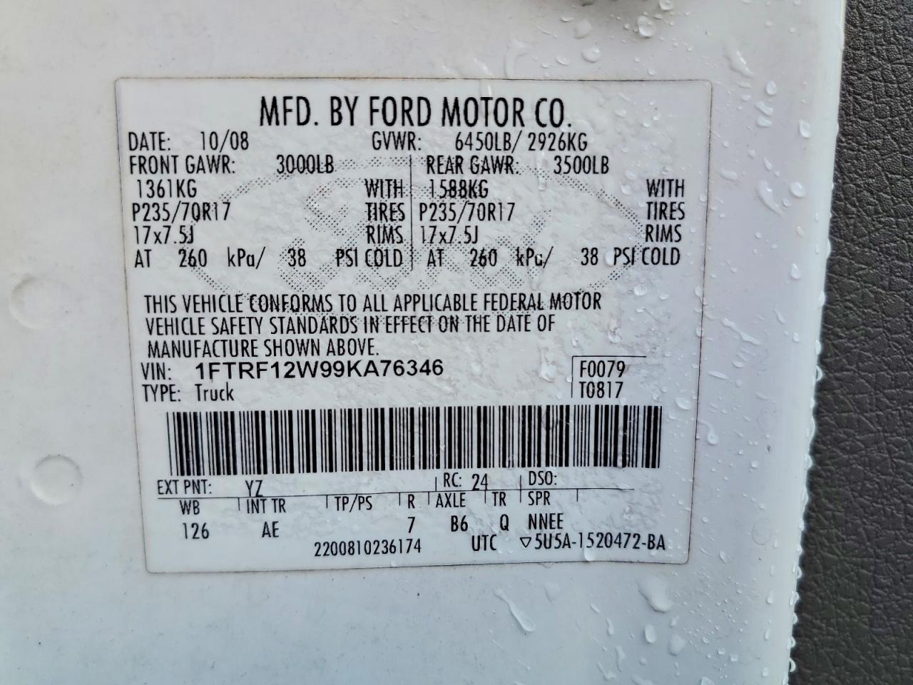 2009 FORD F150 photo 23