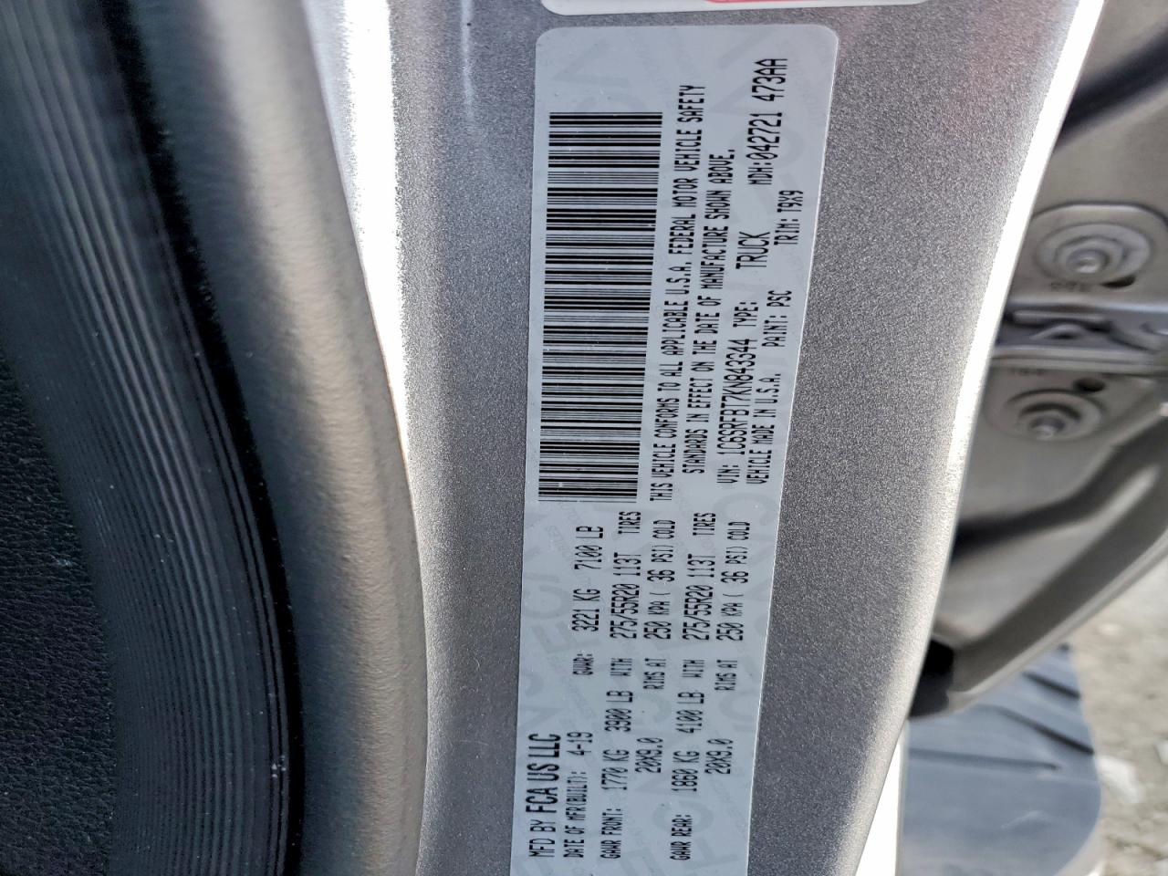 2019 RAM 1500 BIG HORN/LONE STAR photo 23