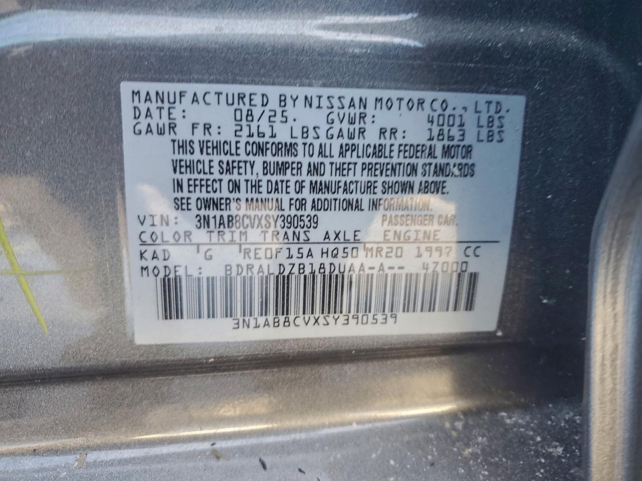 2025 NISSAN SENTRA SV photo 12