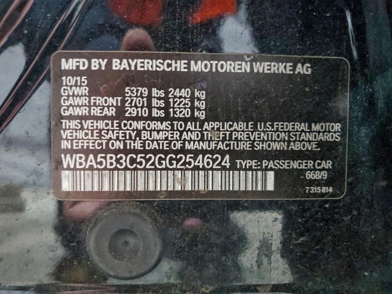 2016 BMW 535 XI photo 34