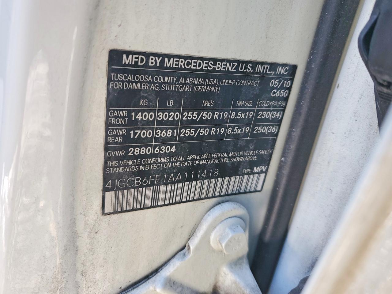 2010 MERCEDES-BENZ R 350 4MATIC photo 25