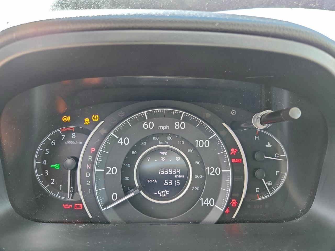 2014 HONDA CR-V EXL photo 9