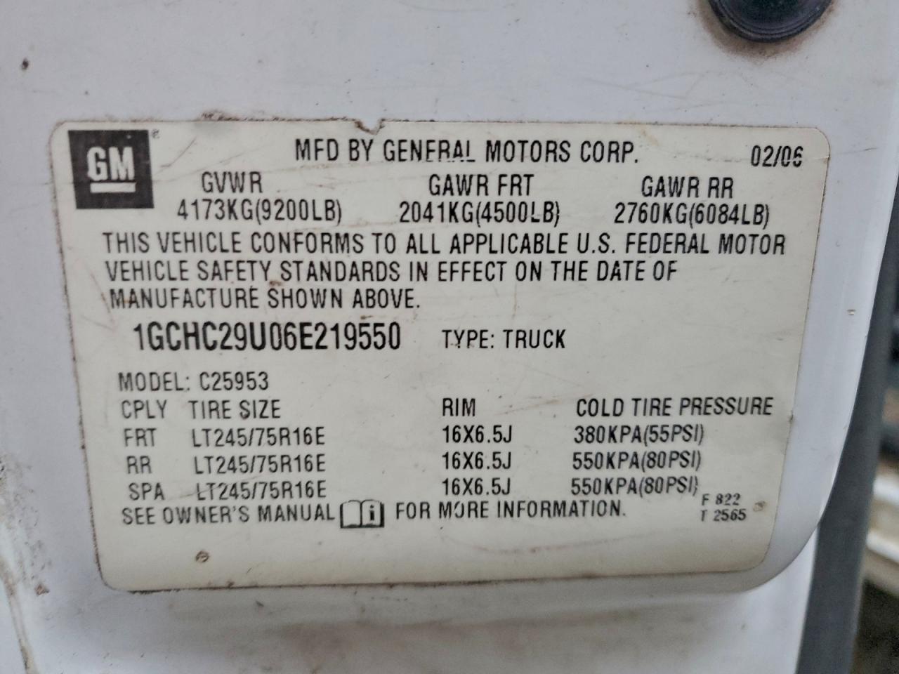 2006 CHEVROLET SILVERADO C2500 HEAVY DUTY photo 10