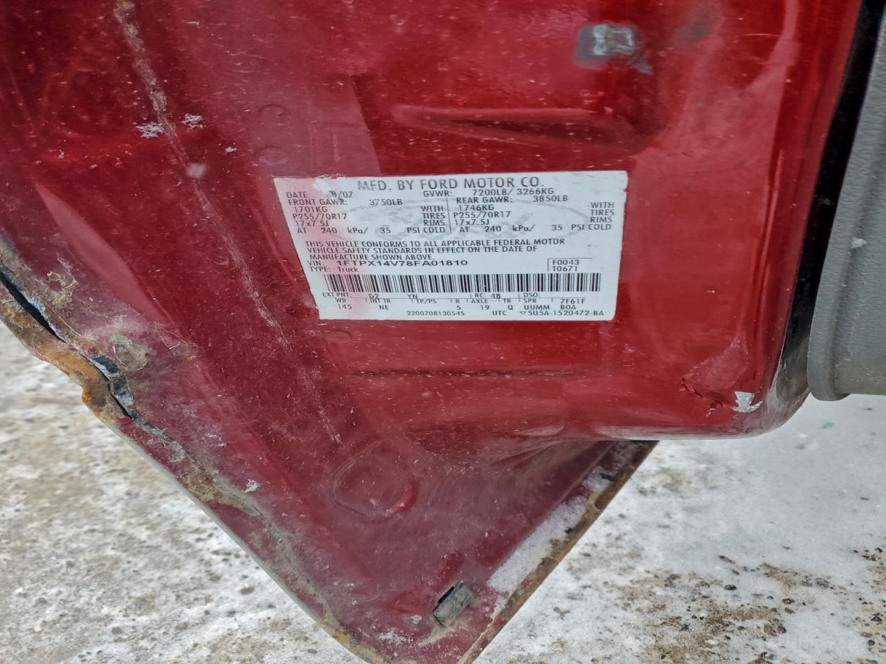 2008 FORD F150 photo 12