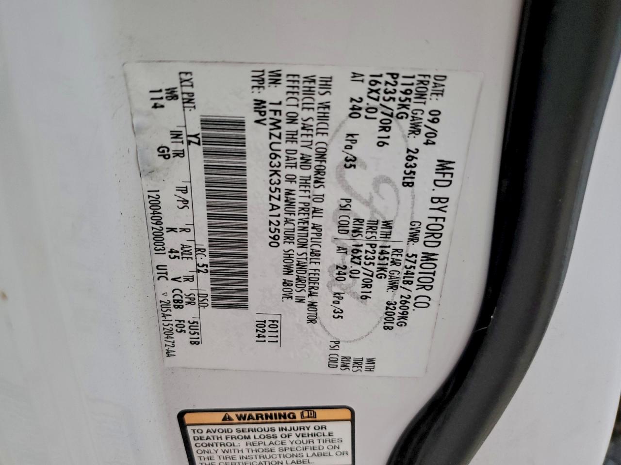 2005 FORD EXPLORER XLT photo 13
