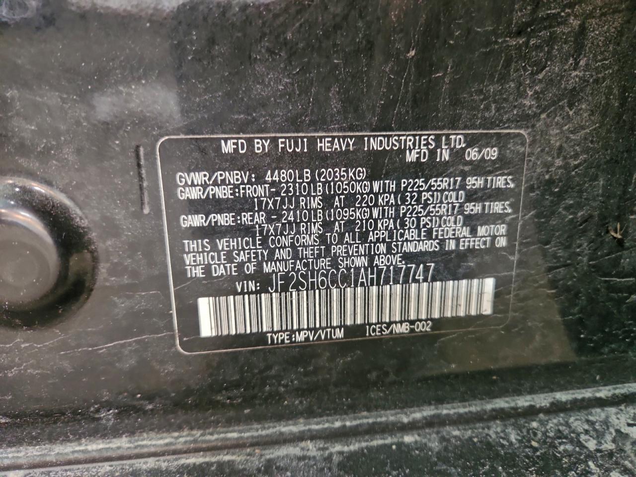 2010 SUBARU FORESTER 2.5X PREMIUM photo 13