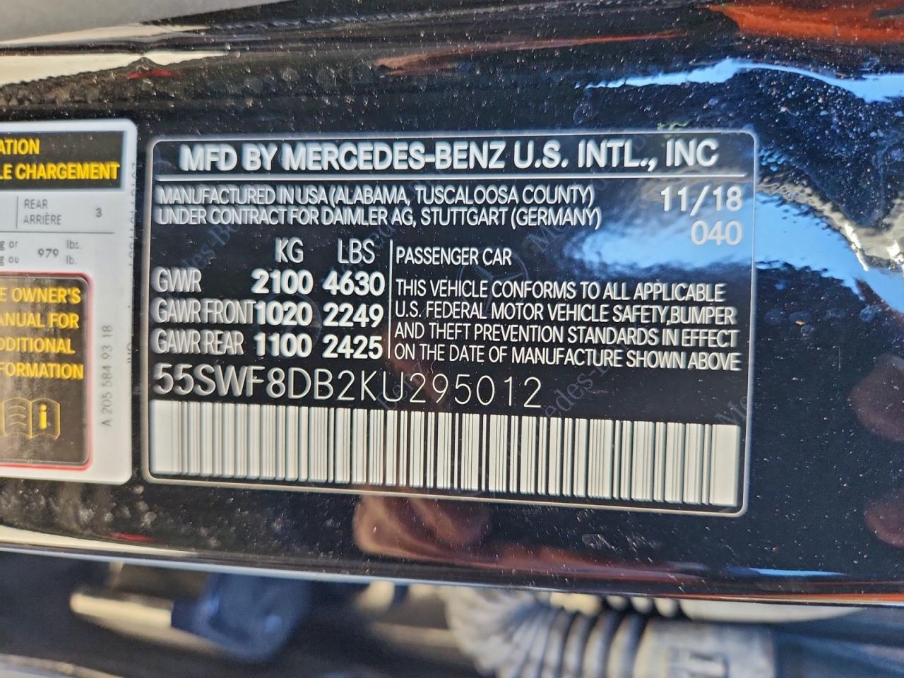 2019 MERCEDES-BENZ C 300 photo 12
