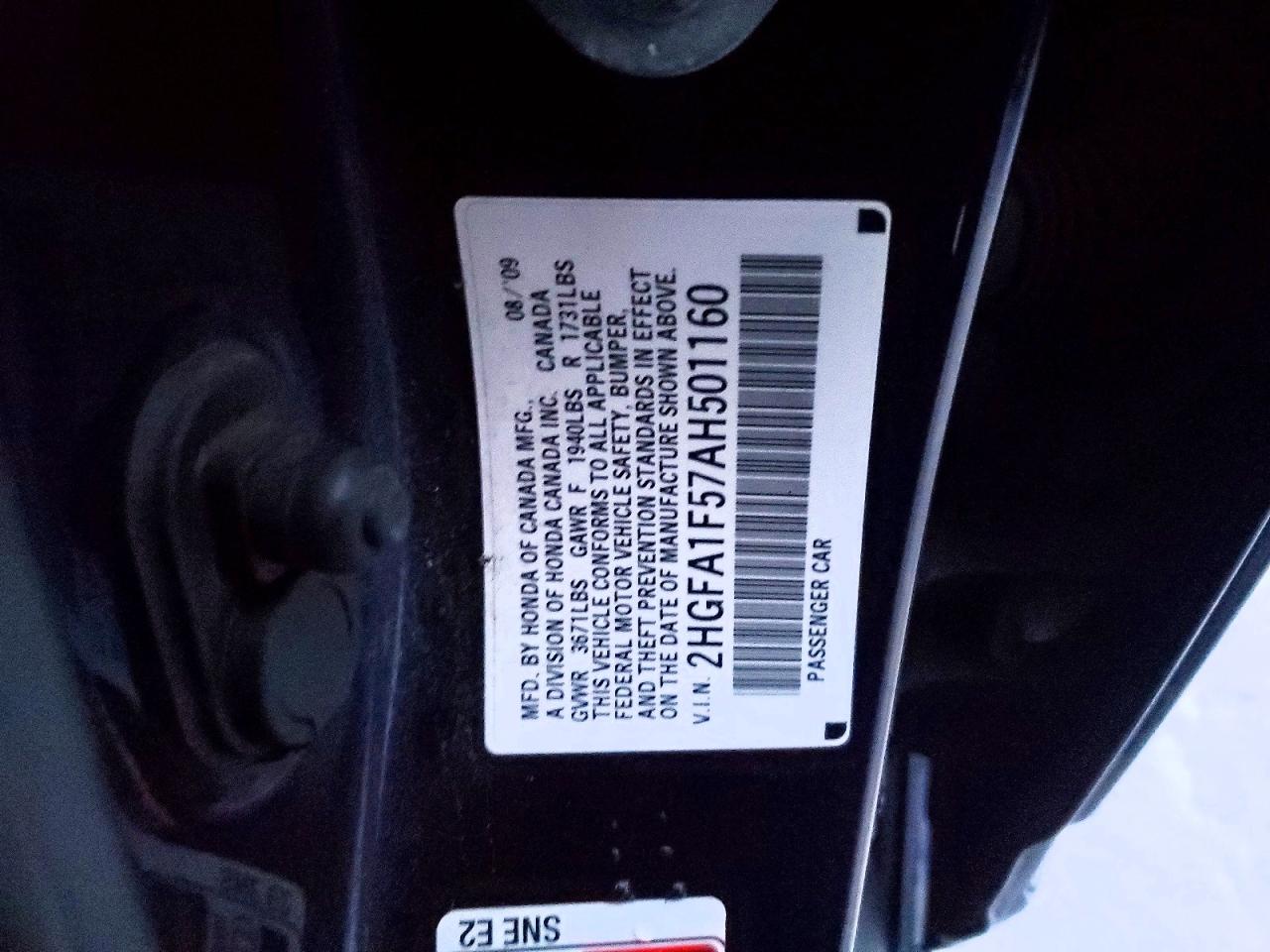 2010 HONDA CIVIC LX photo 23