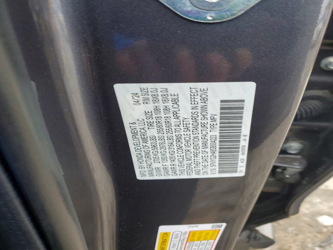 2025 HONDA PILOT EXL photo 25
