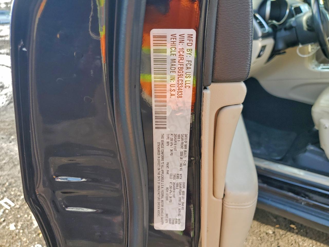 2020 JEEP GRAND CHEROKEE LIMITED photo 13