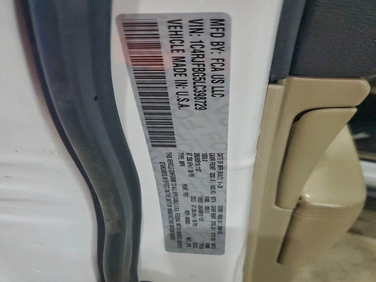 2020 JEEP GRAND CHEROKEE LIMITED photo 13