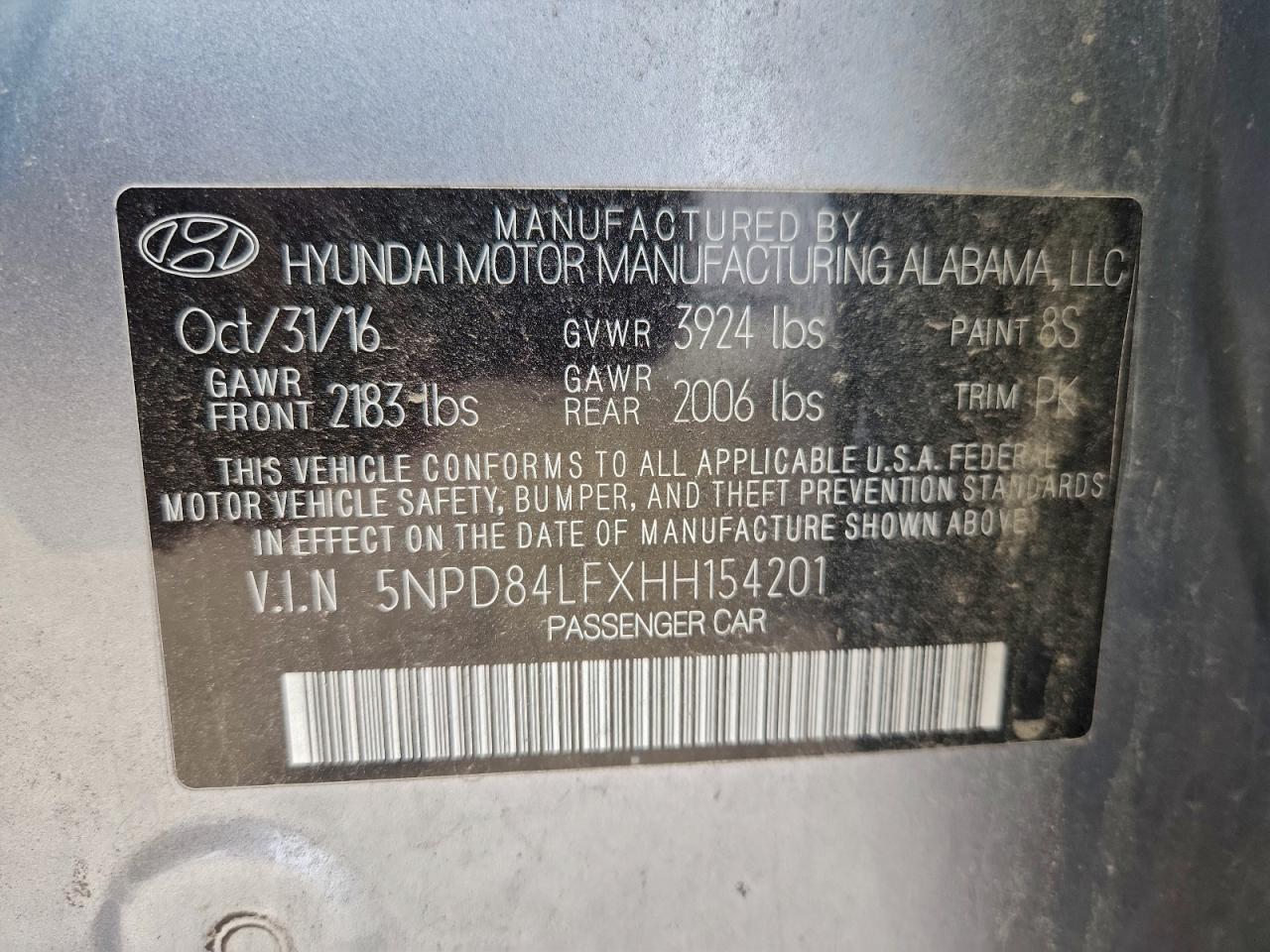 2017 HYUNDAI ELANTRA SE photo 12
