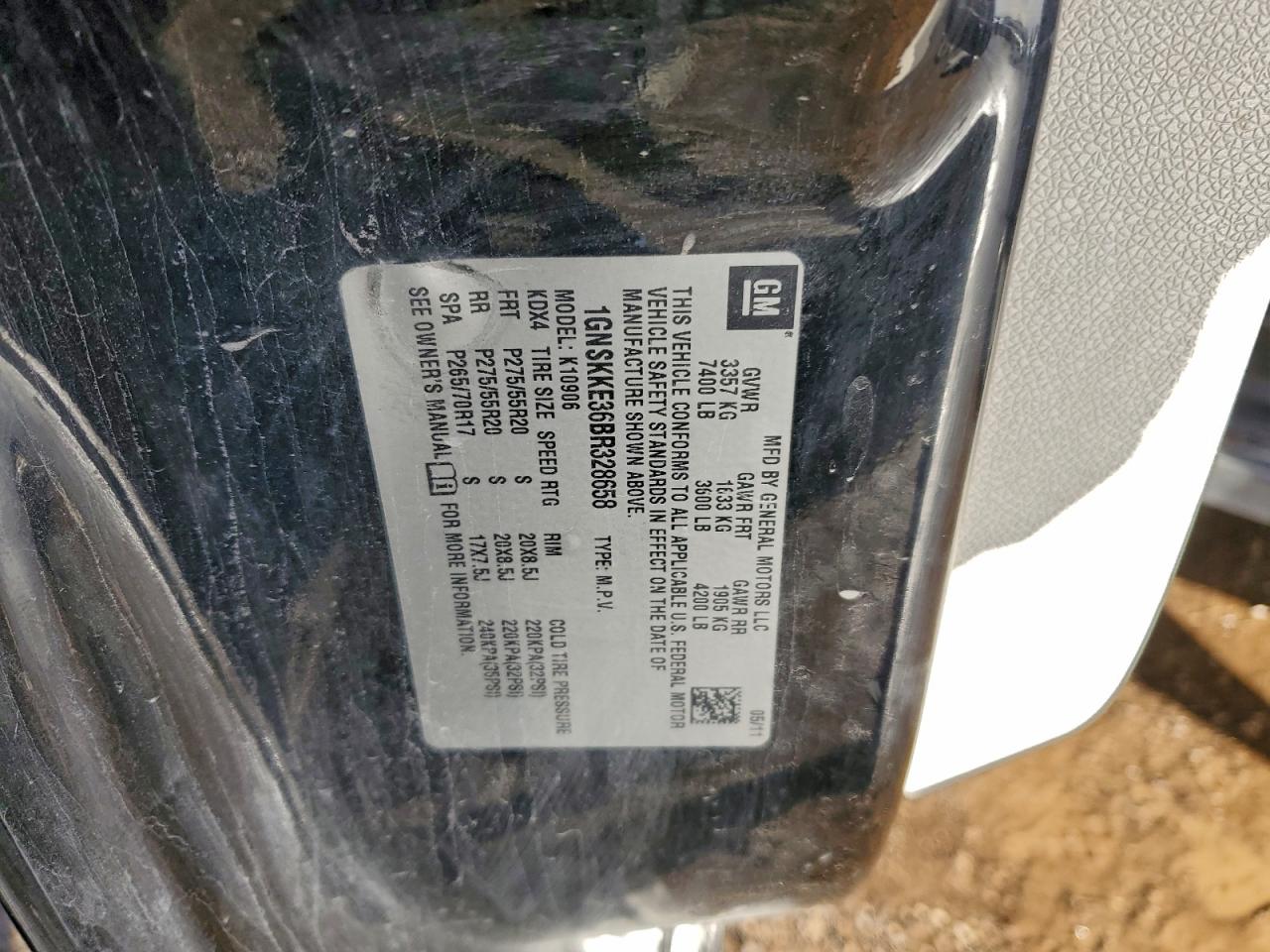 2011 CHEVROLET SUBURBAN K1500 LTZ photo 25