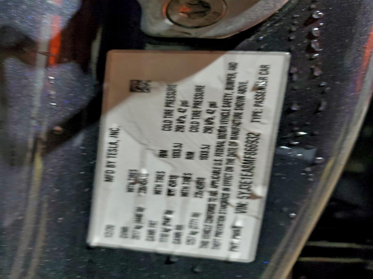 2021 TESLA MODEL 3 photo 12