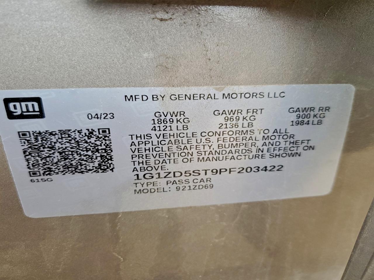 2023 CHEVROLET MALIBU LT photo 13