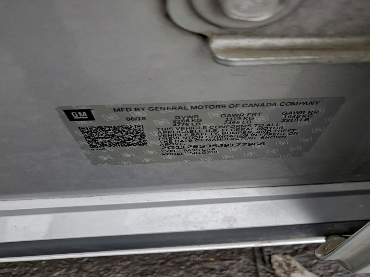 2018 CHEVROLET IMPALA PREMIER photo 13