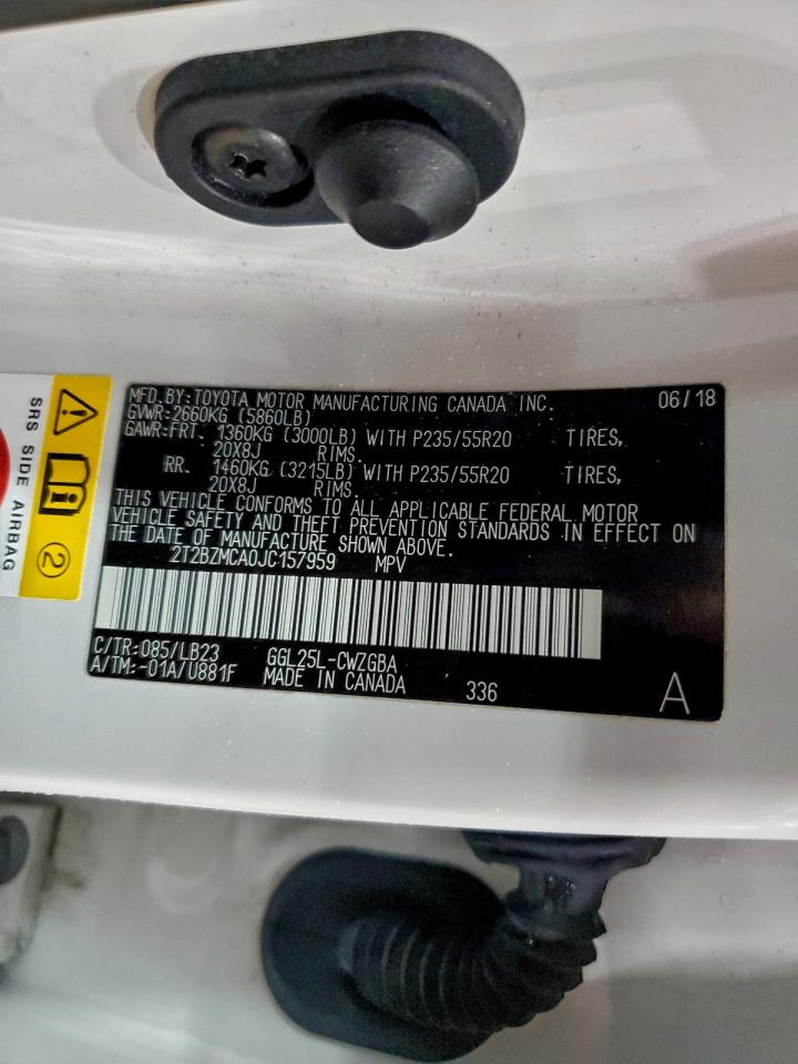 2018 LEXUS RX 350 BASE photo 13