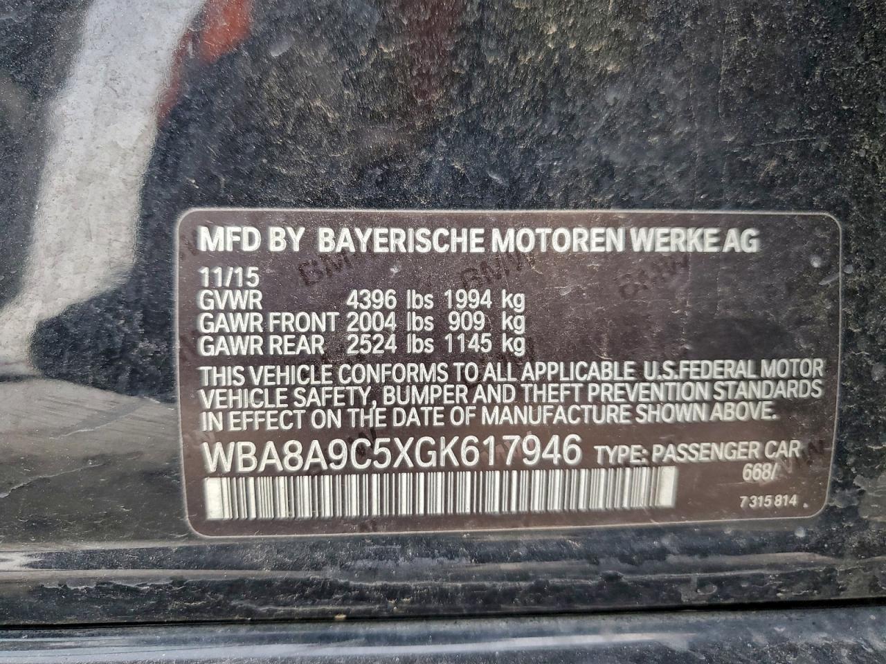 2016 BMW 320 I photo 12
