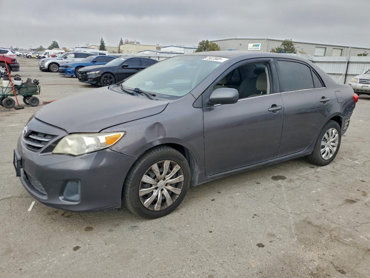 2013 TOYOTA COROLLA BASE — REAR END damage — photo 1