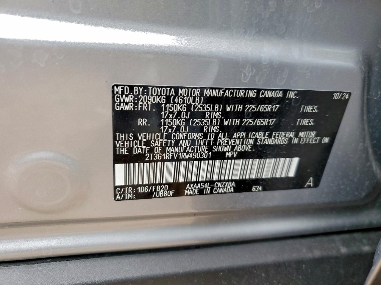 2024 TOYOTA RAV4 LE photo 13