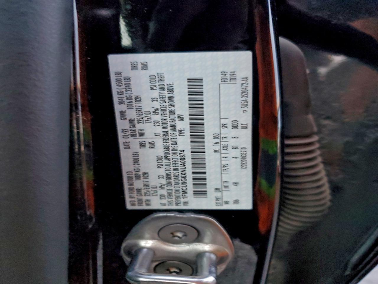 2022 FORD ESCAPE SE photo 13