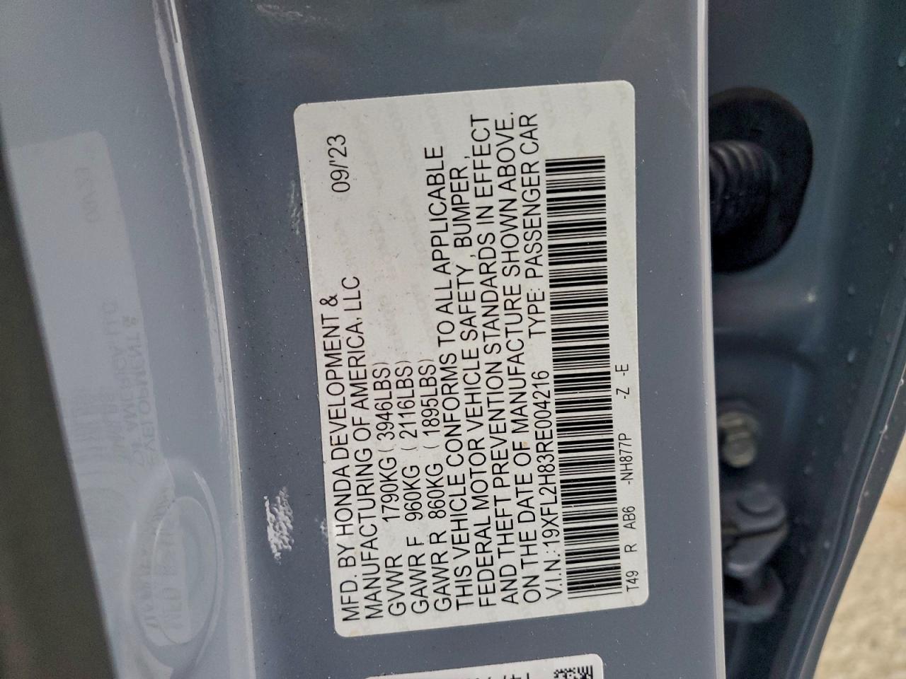 2024 HONDA CIVIC SPORT photo 12