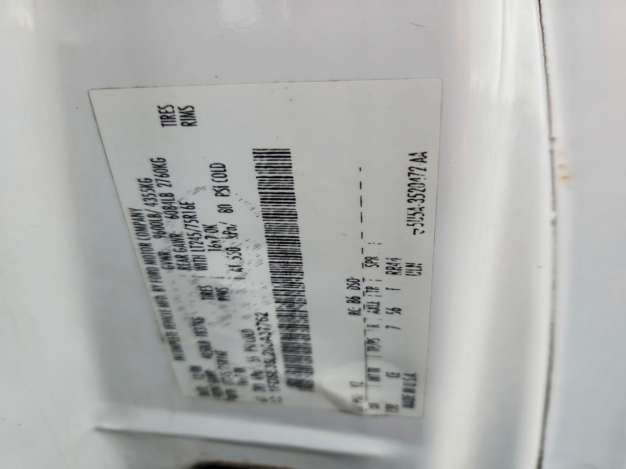2009 FORD ECONOLINE E350 SUPER DUTY CUTAWAY VAN photo 13