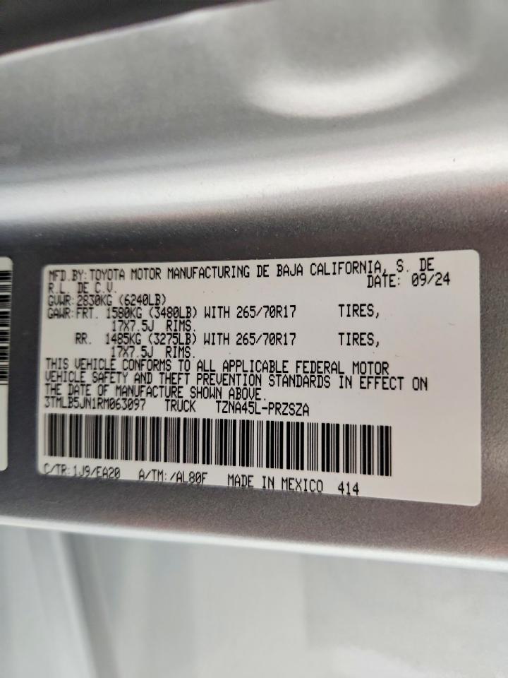 2024 TOYOTA TACOMA DOUBLE CAB photo 13