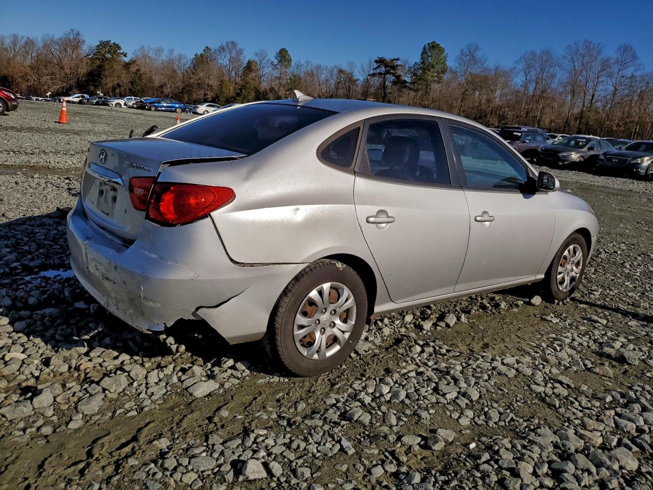 2010 HYUNDAI ELANTRA BLUE photo 3