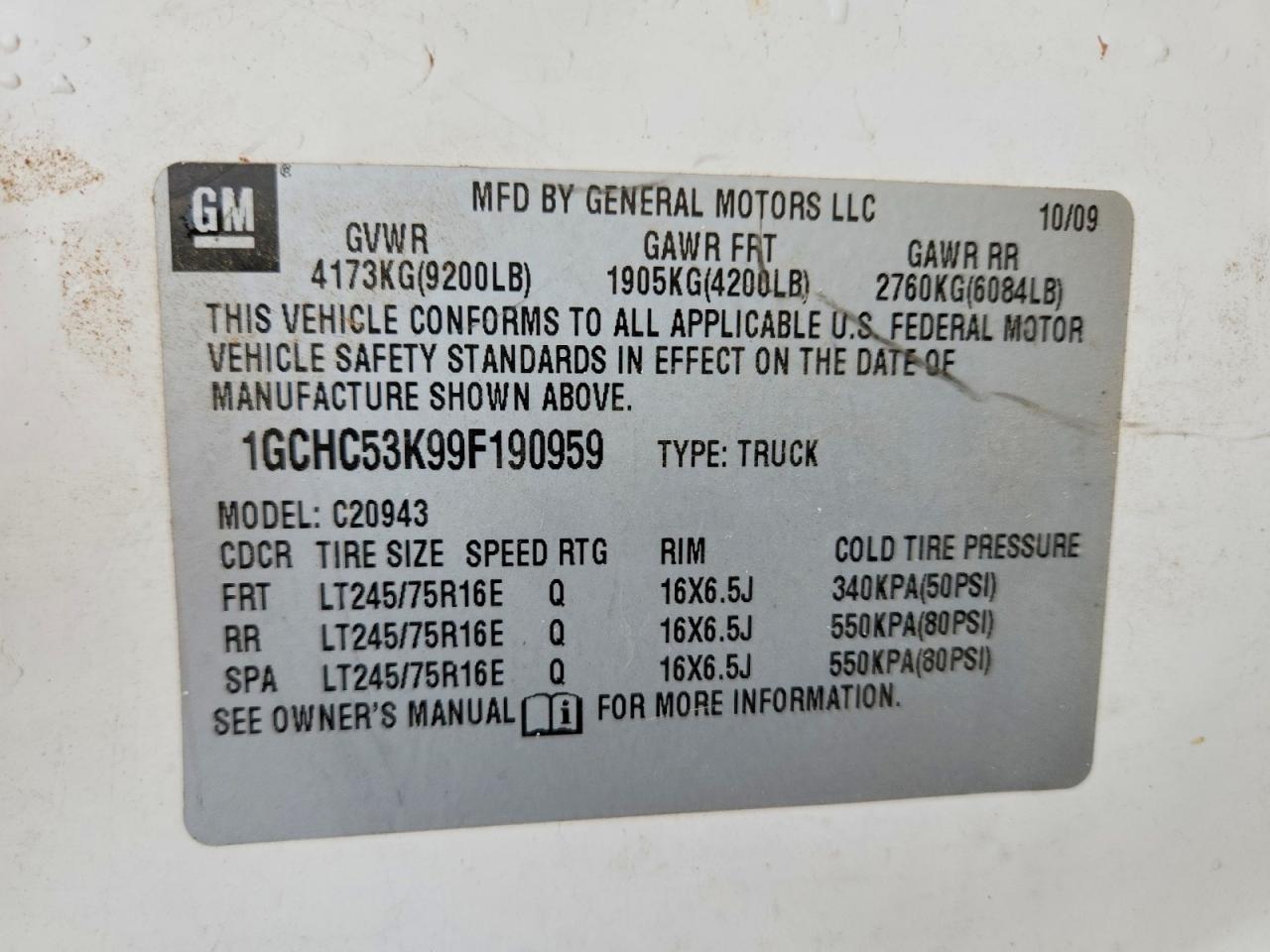 2009 CHEVROLET SILVERADO C2500 HEAVY DUTY LT photo 12