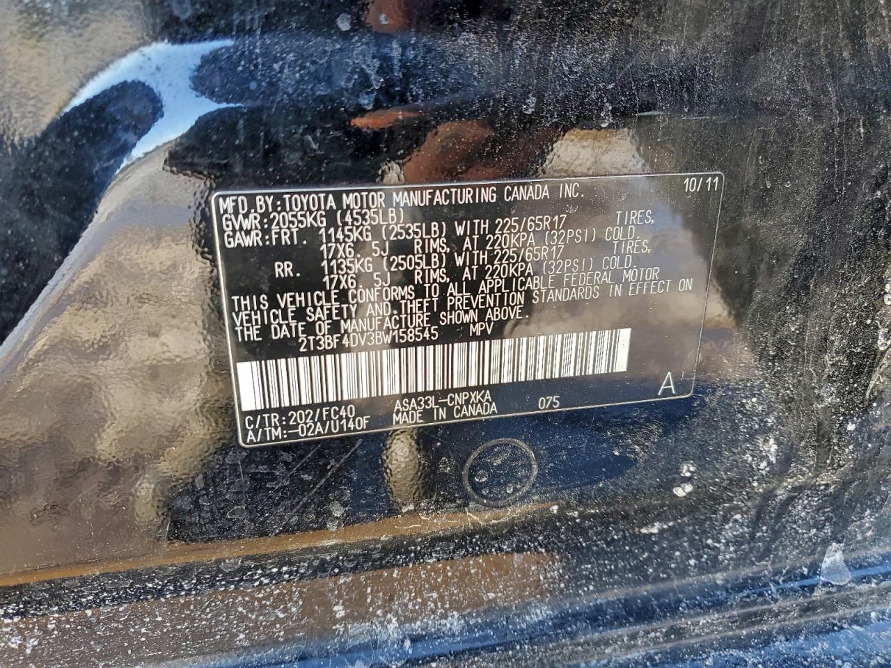2011 TOYOTA RAV4 photo 13