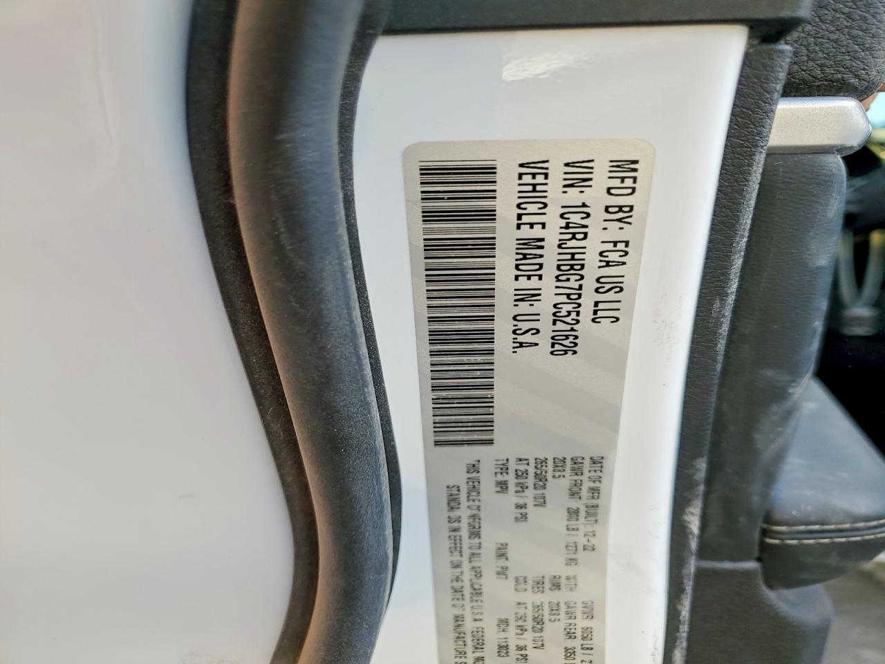 2023 JEEP GRAND CHEROKEE LIMITED photo 13