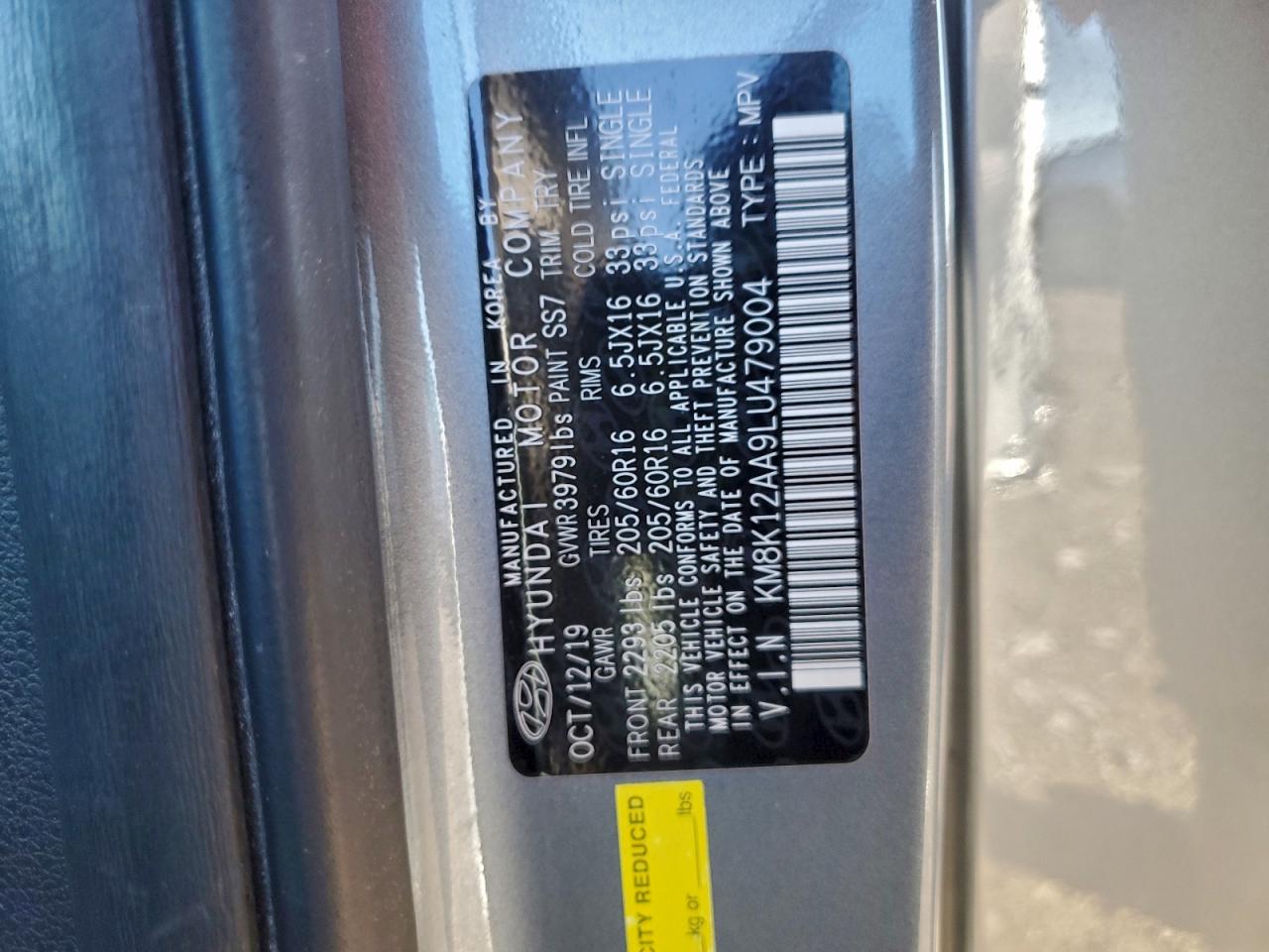 2020 HYUNDAI KONA SE photo 14