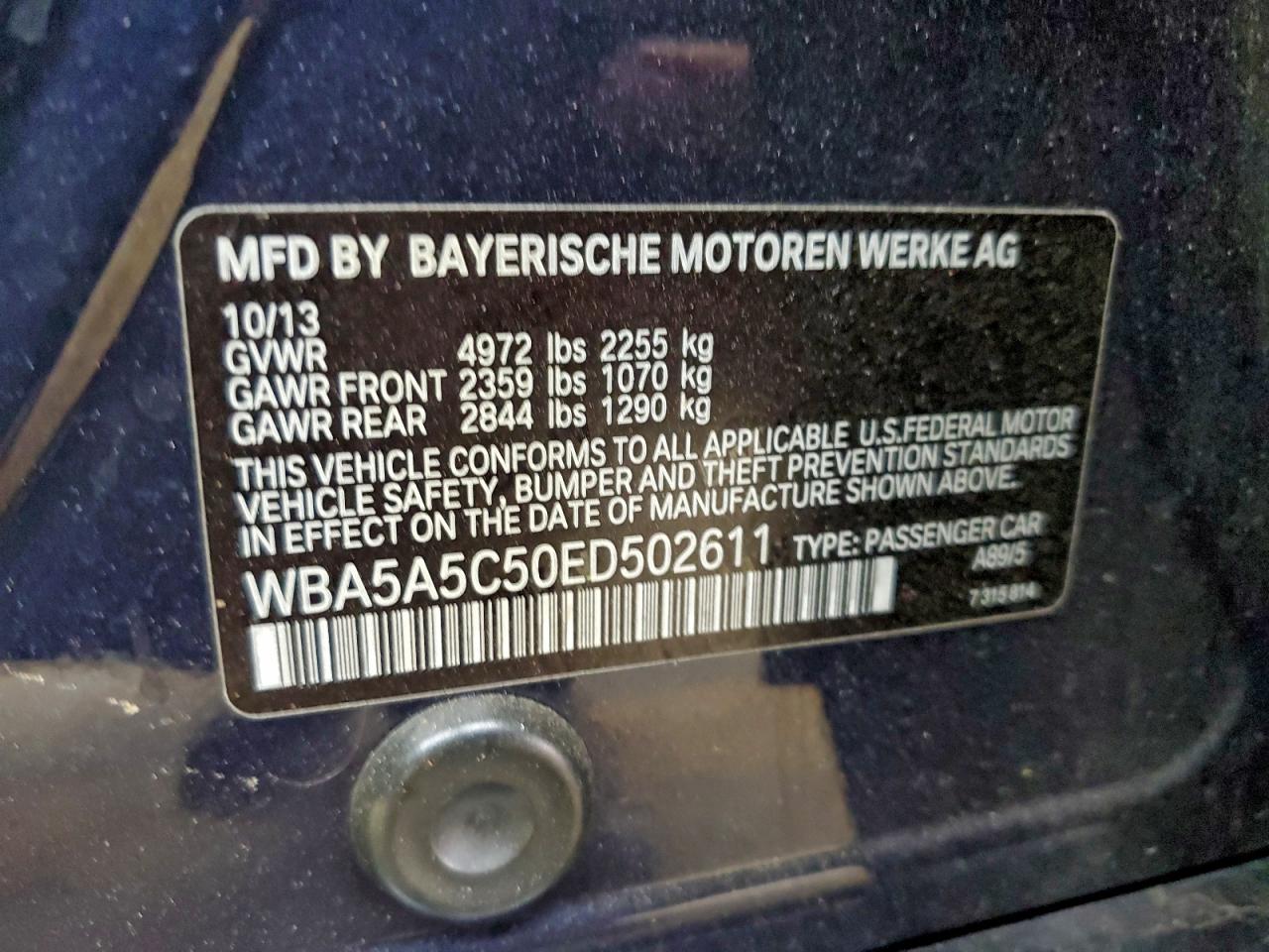 2014 BMW 528 I photo 12