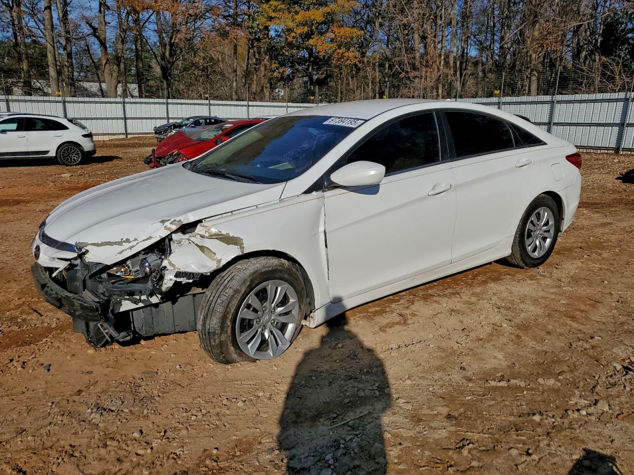 2011 HYUNDAI SONATA GLS — FRONT END damage — photo 1