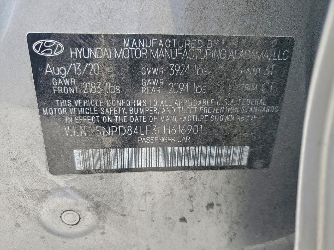 2020 HYUNDAI ELANTRA SEL photo 13