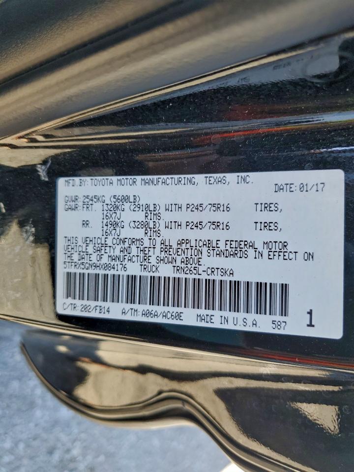 2017 TOYOTA TACOMA ACCESS CAB photo 13